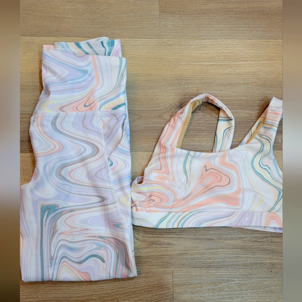 Girls Matching Leggings and Top
